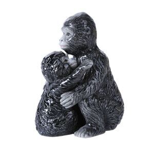 Gorilla Mother with Baby Salt and Pepper Shaker Set